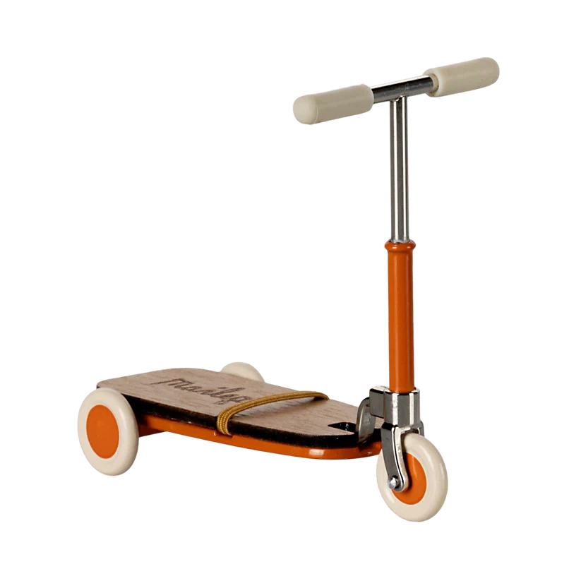 Maileg Kick board, Mouse - Orange