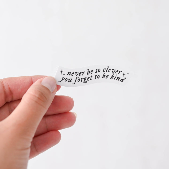 Clever & Kind Pop Culture Sticker (Taylor Swift)