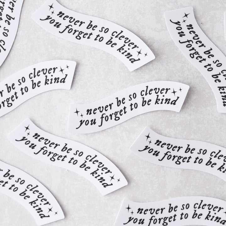Clever & Kind Pop Culture Sticker (Taylor Swift)