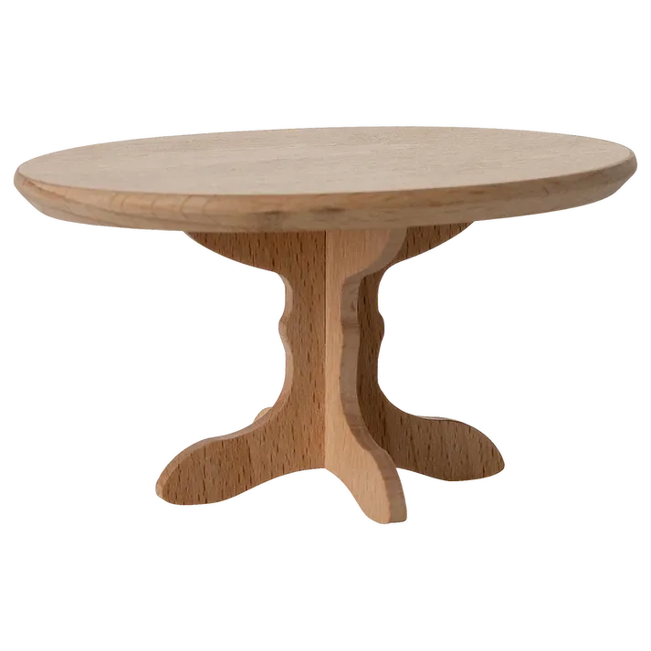 Maileg Oval dining table, Mouse - Nature