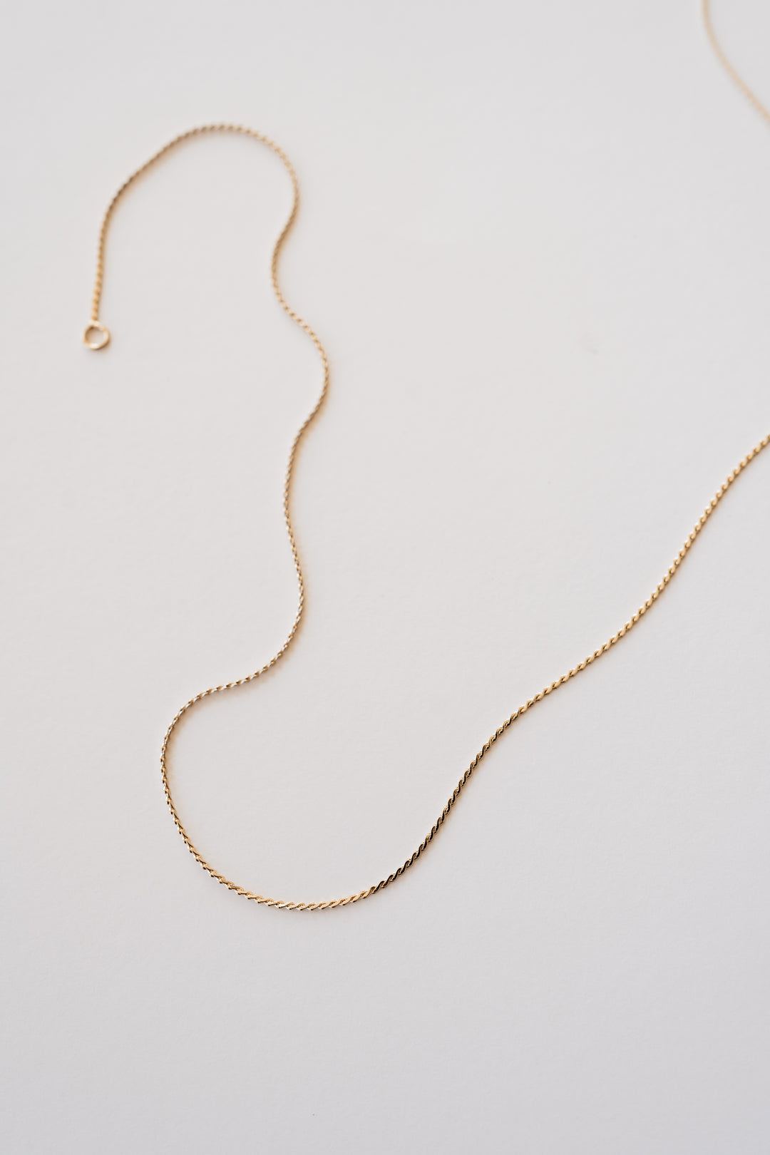 Dainty Twist Chain Necklace