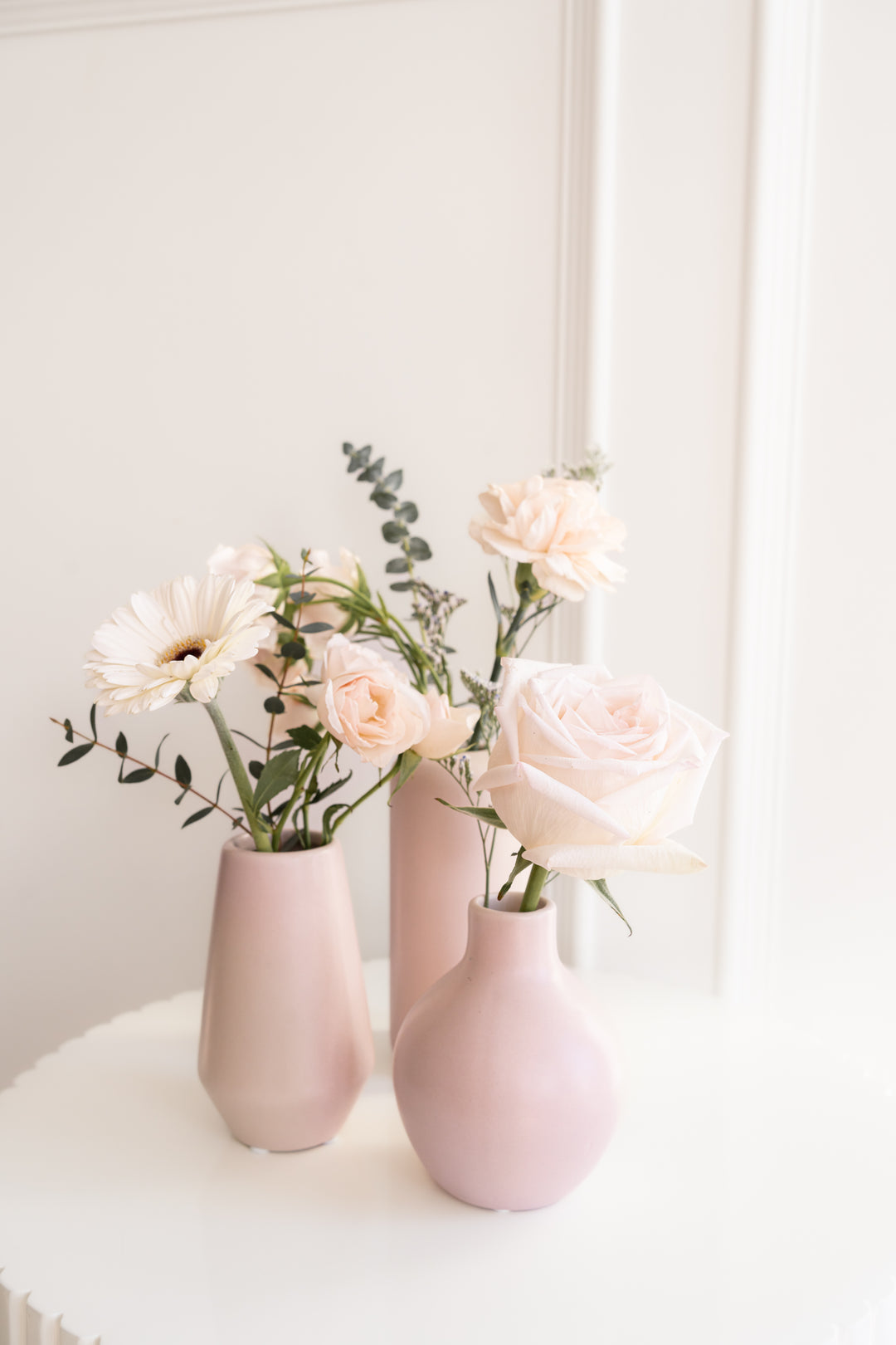 Blush Bud Vase, Set of 3
