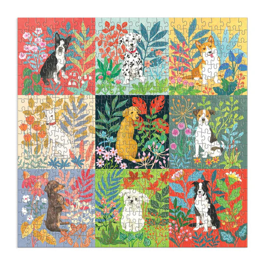 Good Puzzle Co. Dogs and Flowers 500pc Puzzle