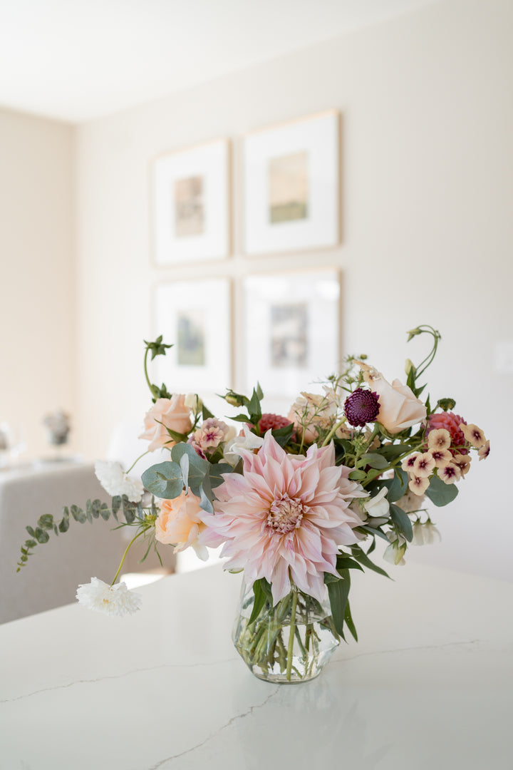 Blown Glass Arrangement
