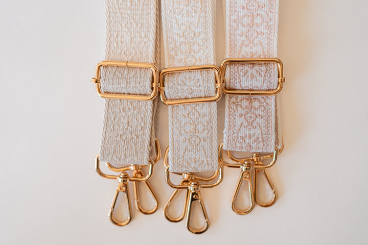 Floral Medallion Crossbody Bag Strap