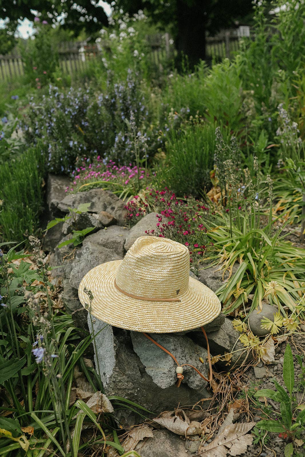 Goldie | Wheat Straw Wide Brim Lifeguard Hat