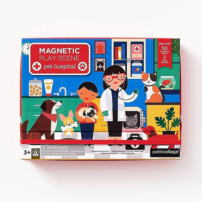 Magnetic Pet Hospital Play Scene