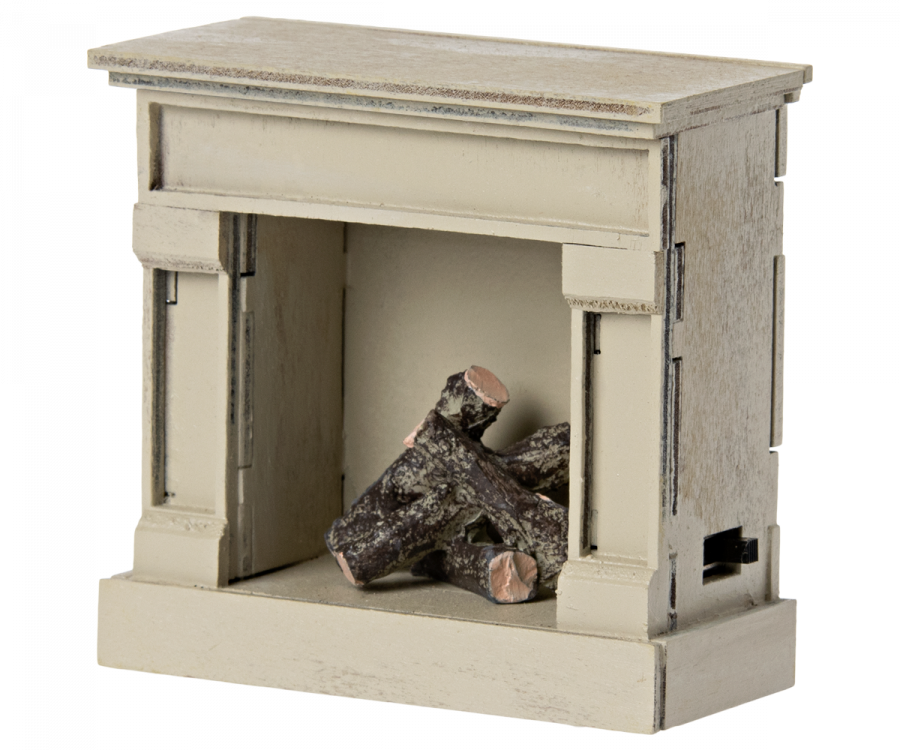 Maileg Fireplace -Off White