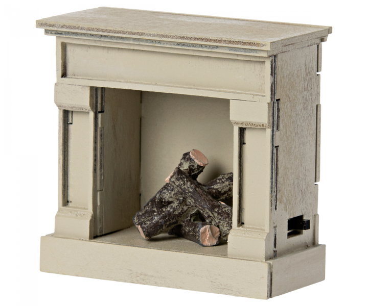 Maileg Fireplace -Off White