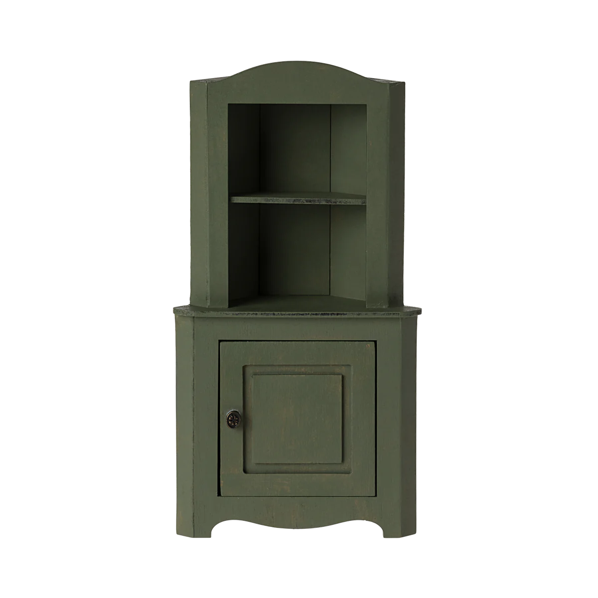 Maileg corner cabinet, for miniature - dark green