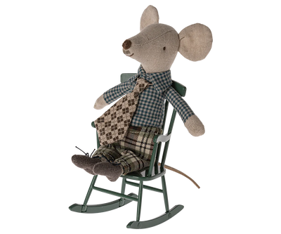 Maileg rocking chair for mice- dark green