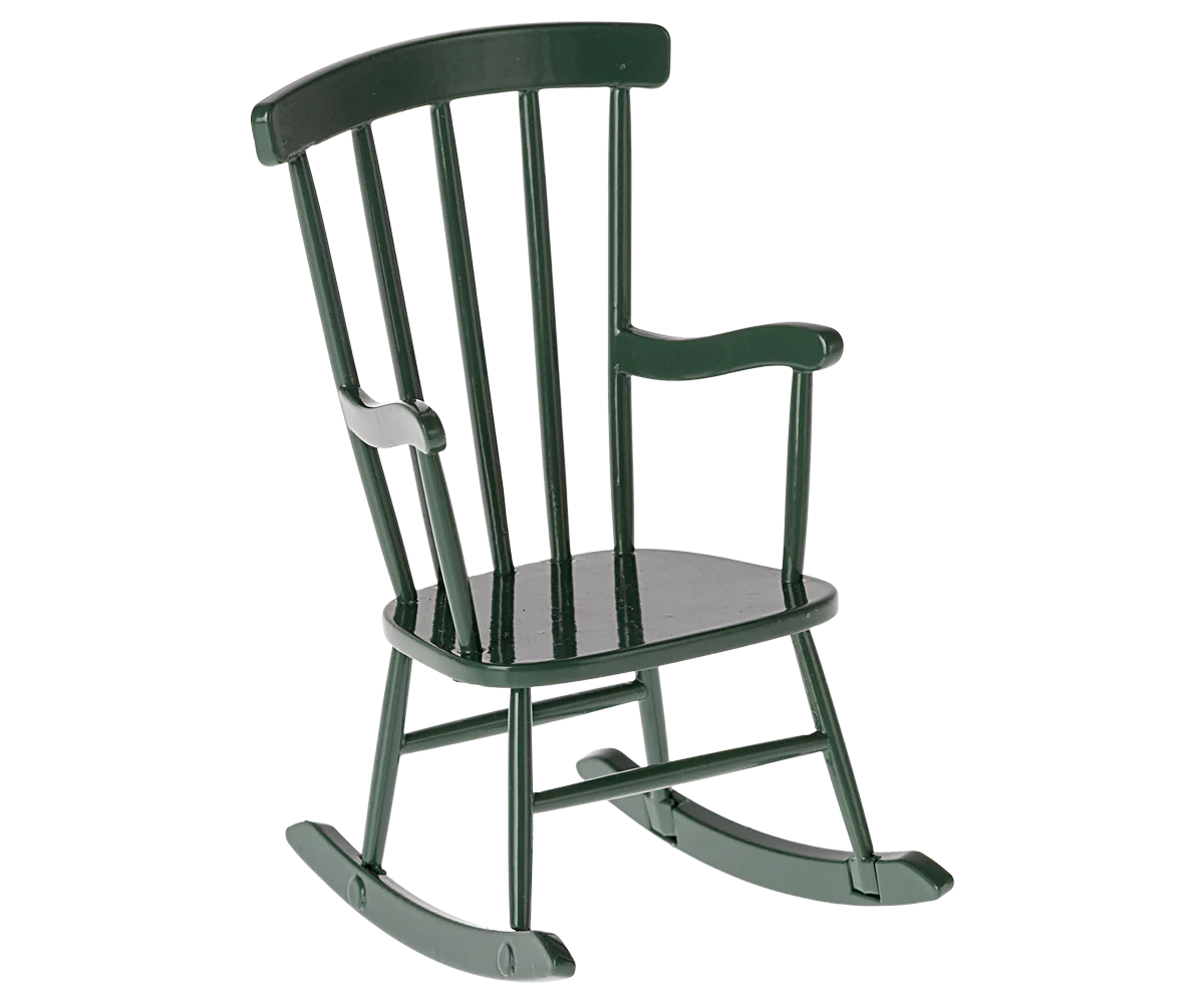 Maileg rocking chair for mice- dark green