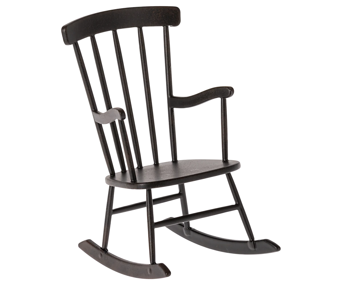 Maileg rocking chair mini- anthracite