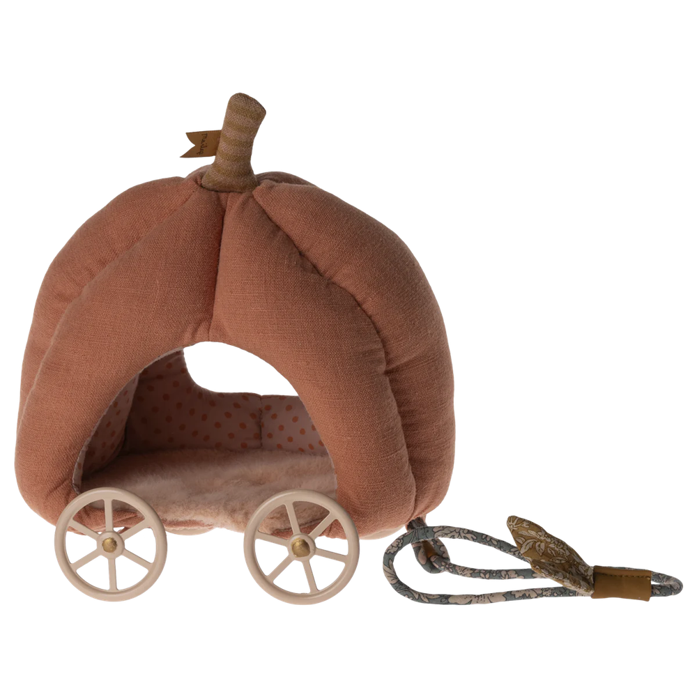 Maileg pumpkin carriage, mouse