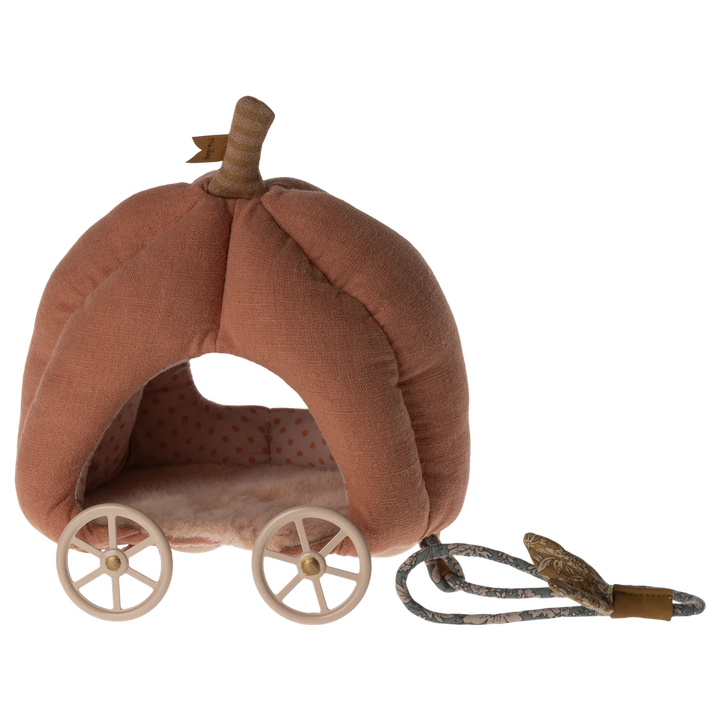 Maileg pumpkin carriage, mouse