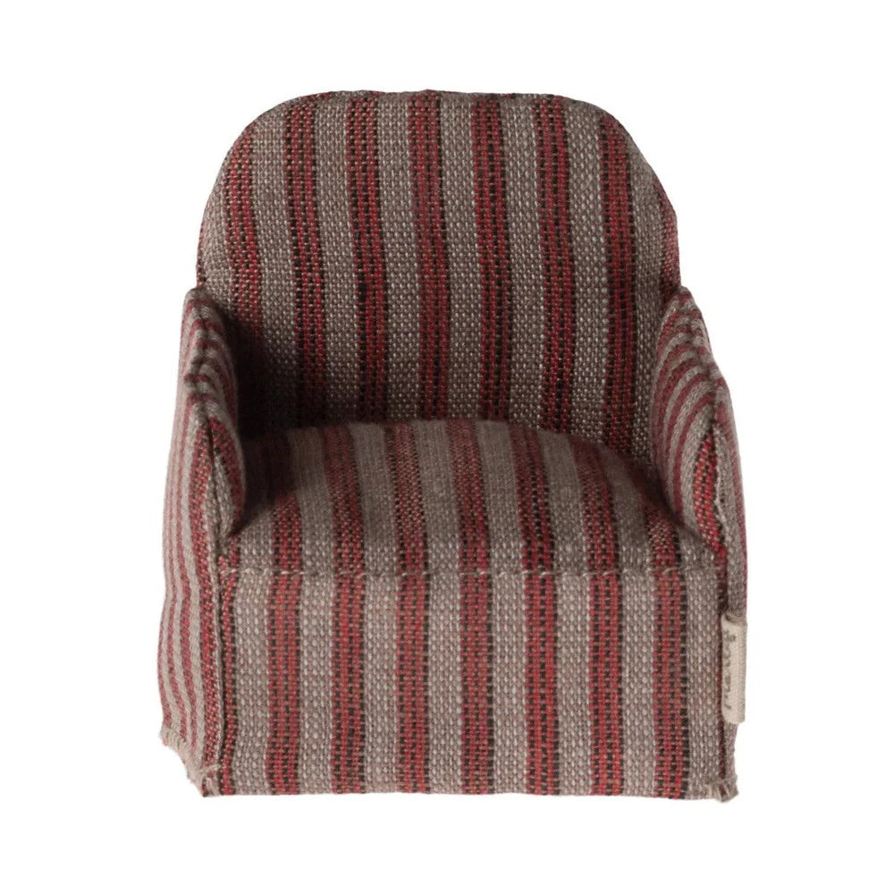 Maileg Chair, Mouse - Stripe