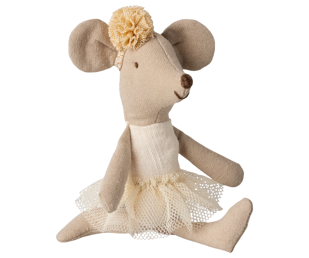 Ballerina mouse, Little sister -Off White