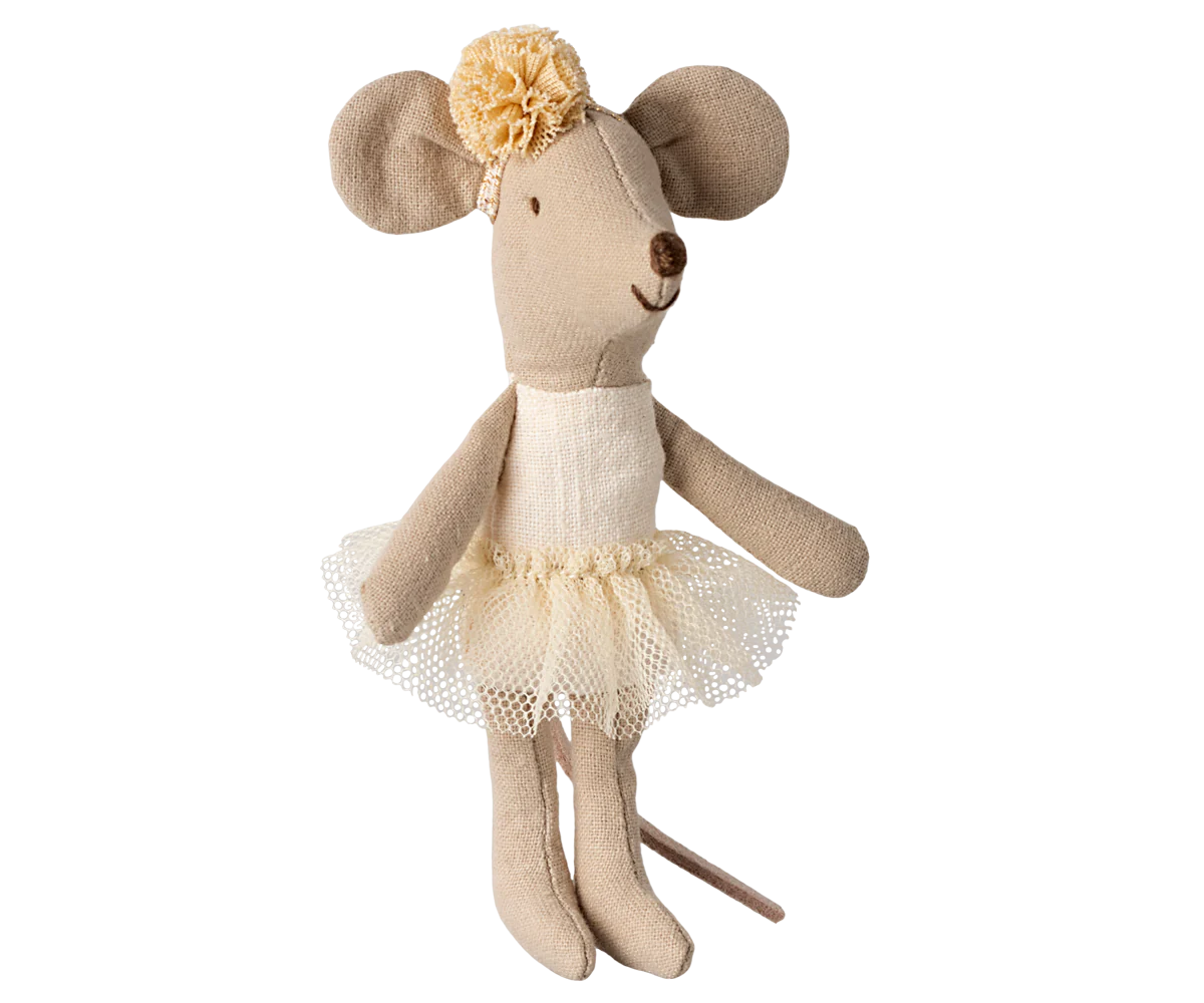 Ballerina mouse, Little sister -Off White