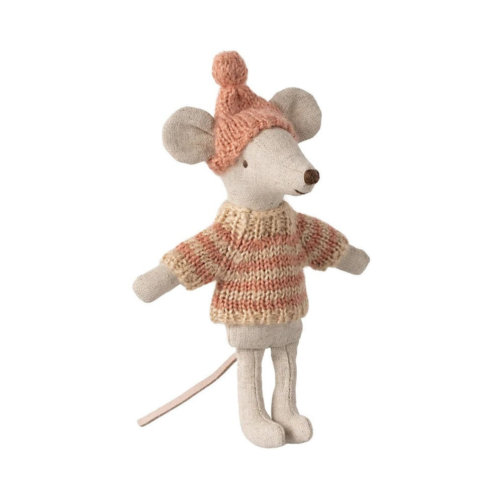 Maileg knitted sweater and hat for big brother mouse