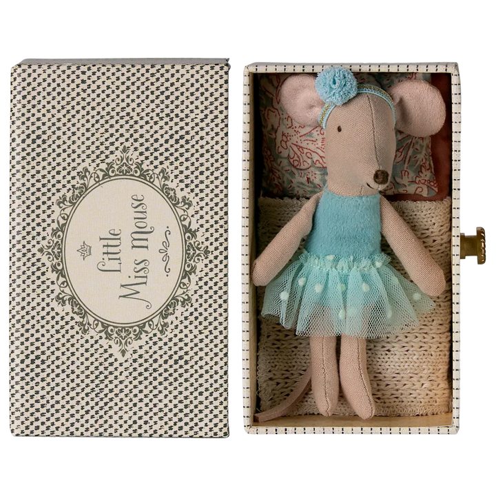 Maileg Dance mouse in daybed, Little sister
