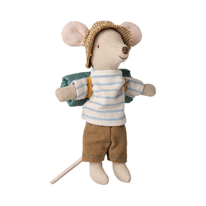 Maileg Hiker mouse, Big brother Stripes