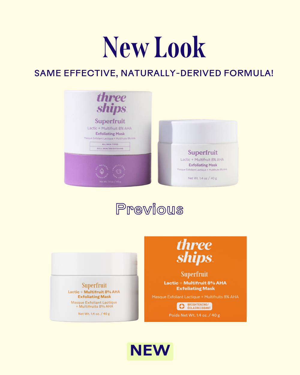 Superfruit Lactic + Multifruit 8% AHA Exfoliating Mask