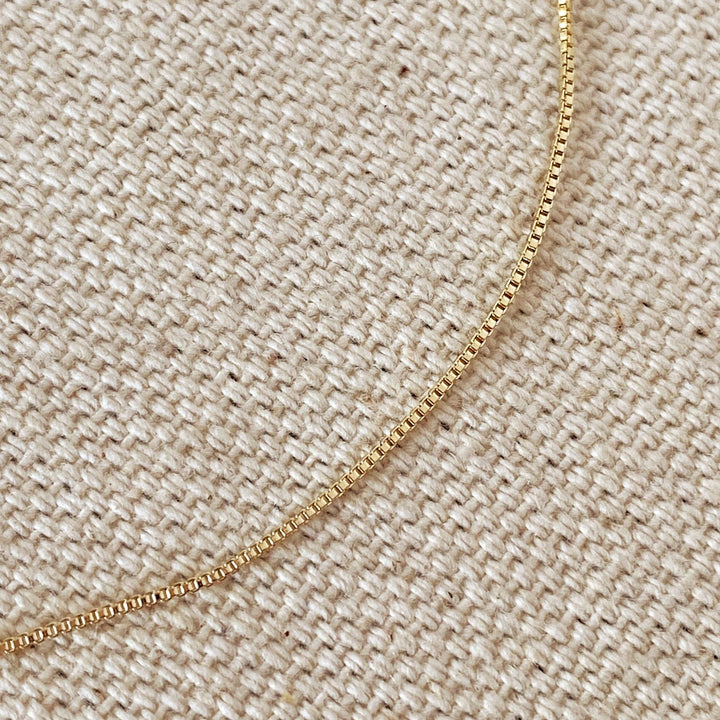 0.5mm Box Chain Anklet