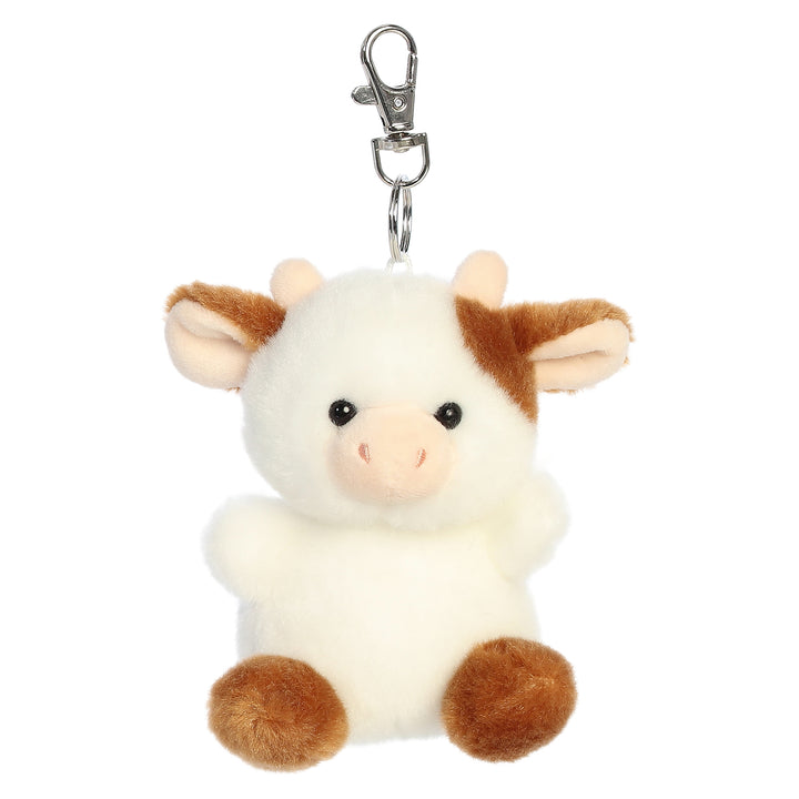 Palm Pals Caroline Brown Cow Clip On