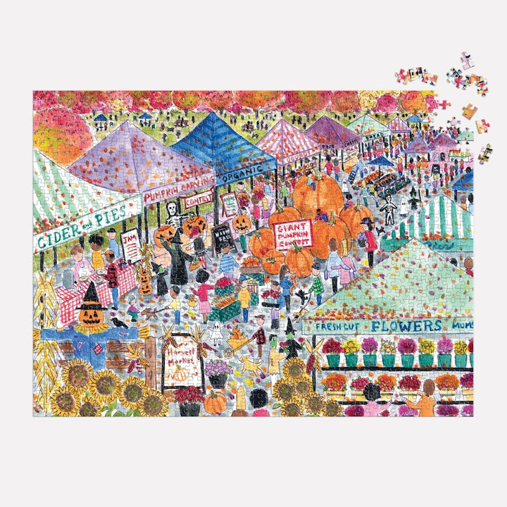 Michael Storrings Harvest Market 1000Pc Puzzle