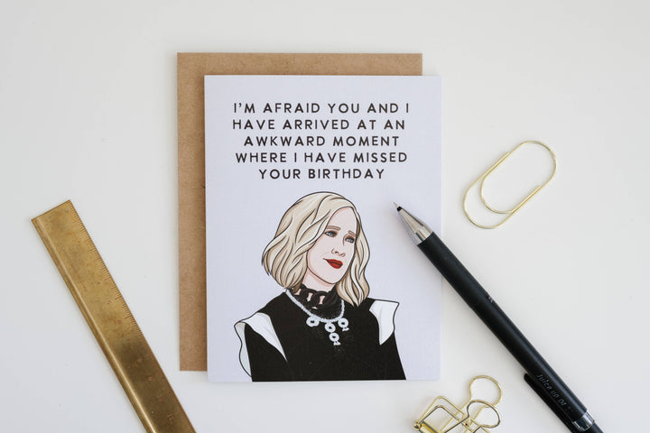 Awkward Moira Pop Culture Card