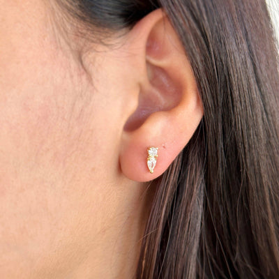 Drop Stud Earrings