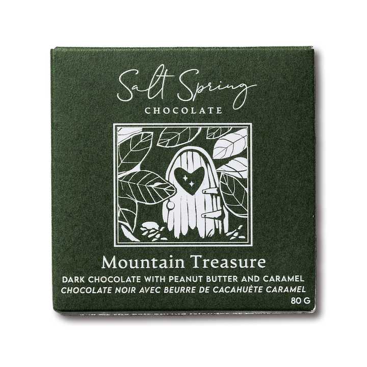 Mountain Treasure Dark Chocolate Peanut Butter & Caramel Bar