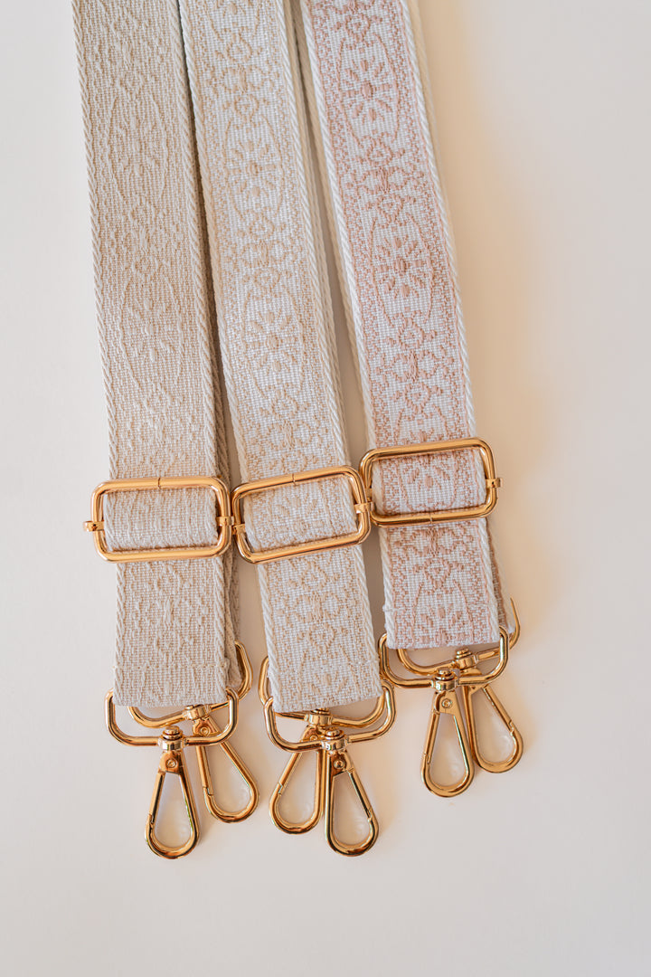 Floral Medallion Crossbody Bag Strap