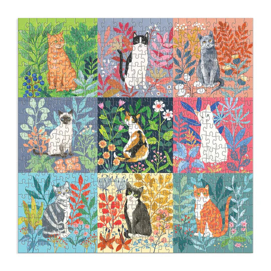 Good Puzzle Co. Cats and Flowers 500pc Puzzle