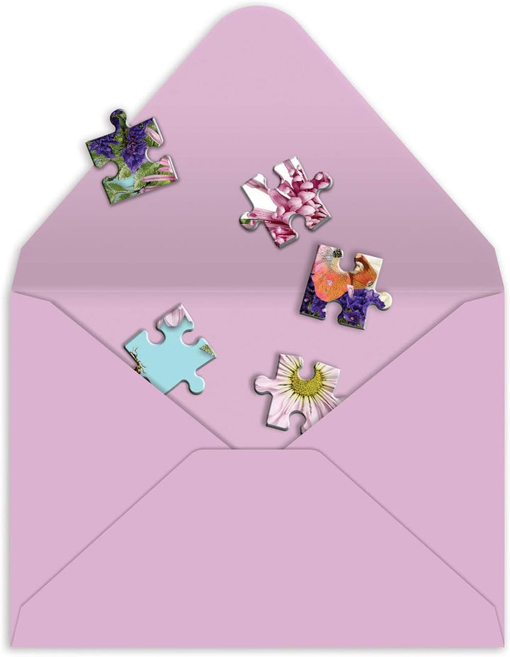 Say It With Flowers Hi Greeting Card Puzzle, 60 Piece Puzzle – A Greeting Card and Jigsaw Puzzle Combined