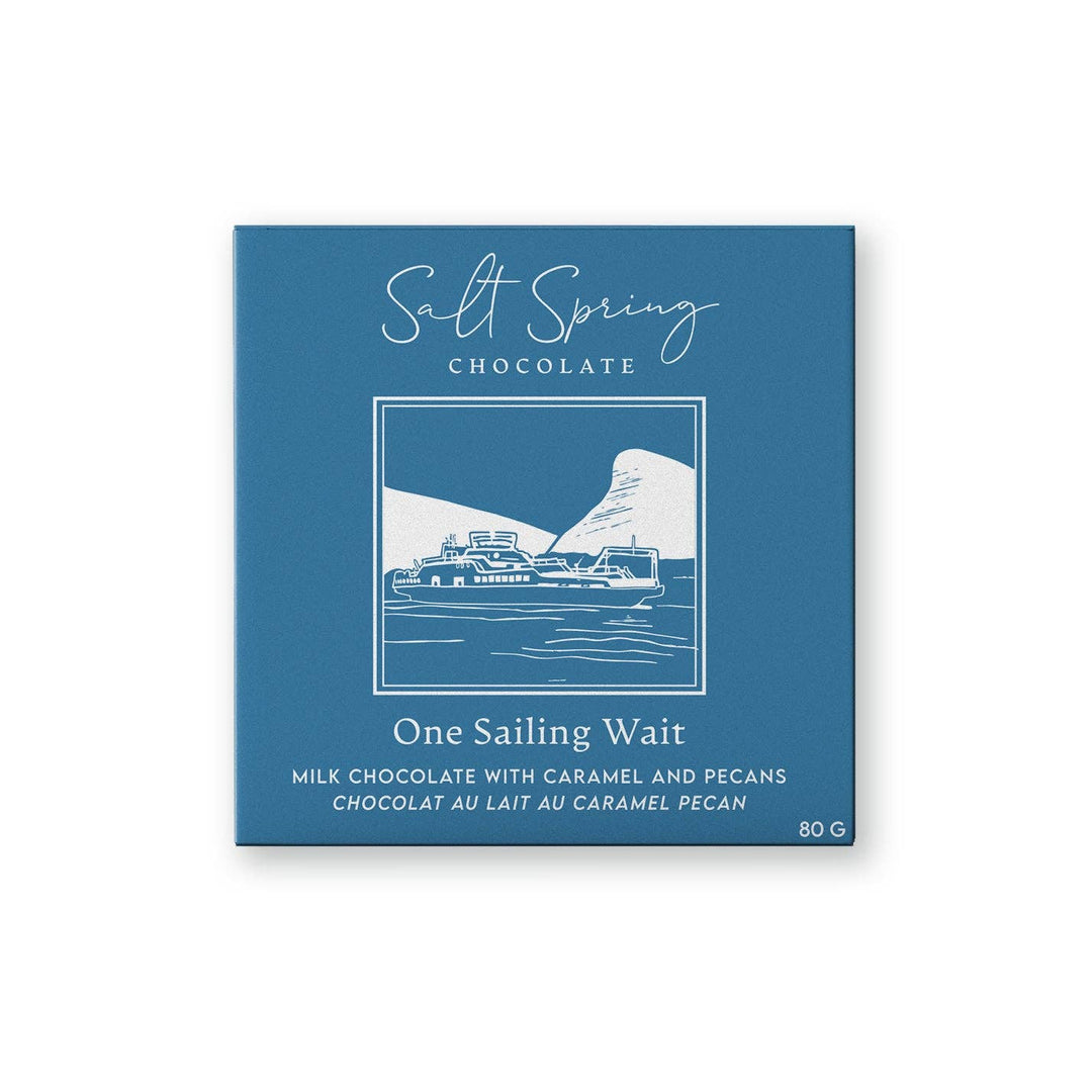 One Sailing Wait Milk Chocolate Pecan & Caramel Bar