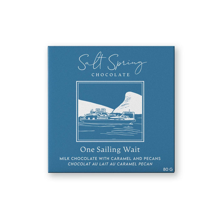 One Sailing Wait Milk Chocolate Pecan & Caramel Bar