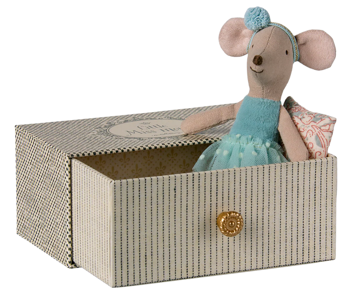 Maileg Dance mouse in daybed, Little sister