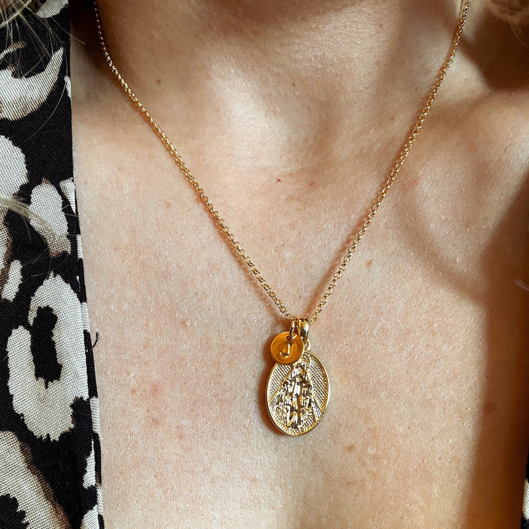 Stamped Letter Pendant