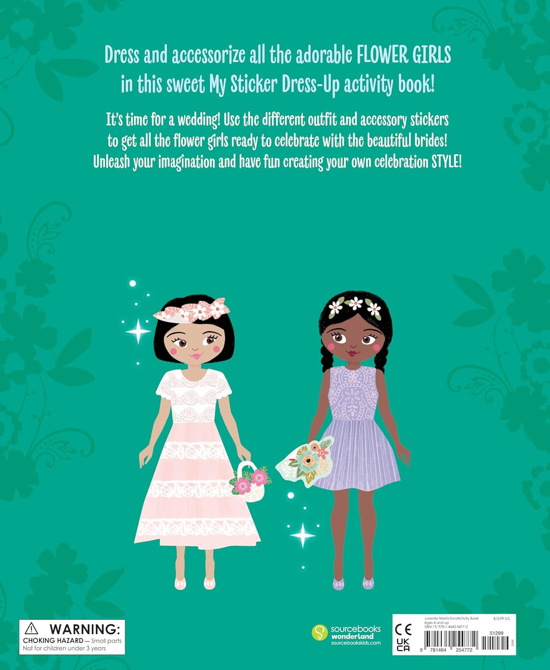 My Sticker Dress-Up: Flower Girls