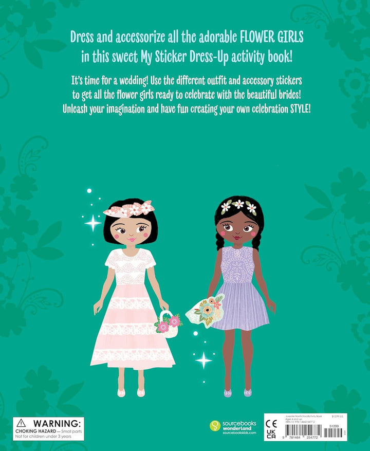 My Sticker Dress-Up: Flower Girls
