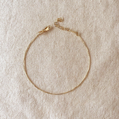 0.5mm Box Chain Anklet