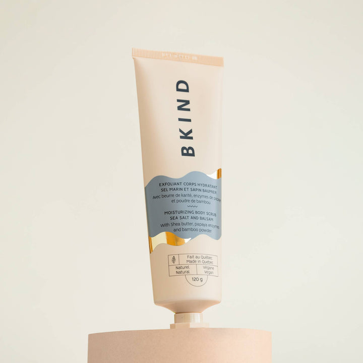 Moisturizing body scrub - Sea salt and balsam