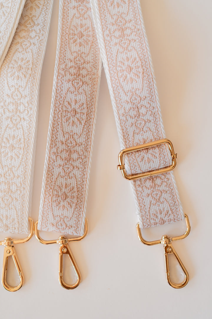 Floral Medallion Crossbody Bag Strap