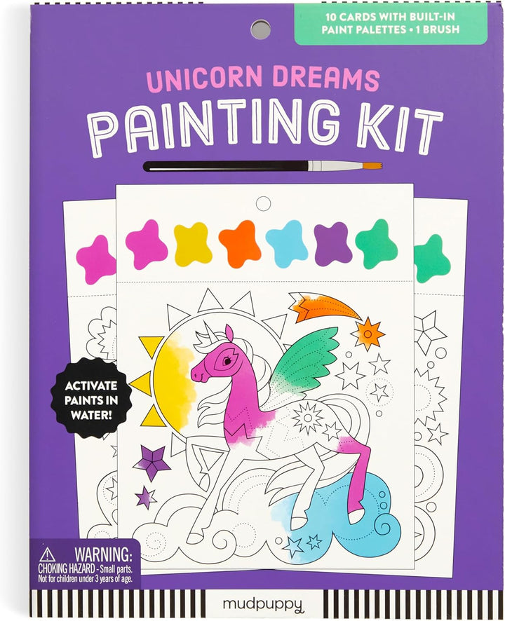 Mudpuppy Unicorn Magic – Painting Kit with Illustrations of Fun Unicorn Designs for Children Ages 5 and Up