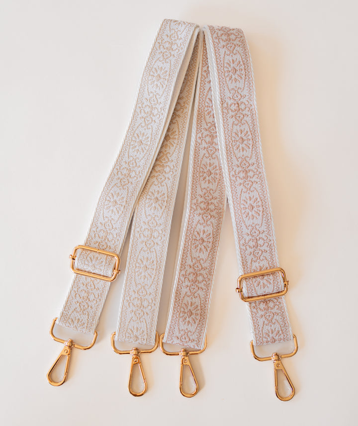 Floral Medallion Crossbody Bag Strap