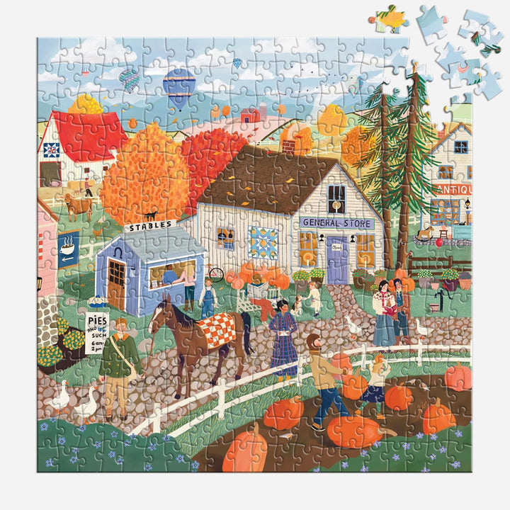 Autumn Square Puzzle – 300 Piece Fall Themed Jigsaw Puzzle