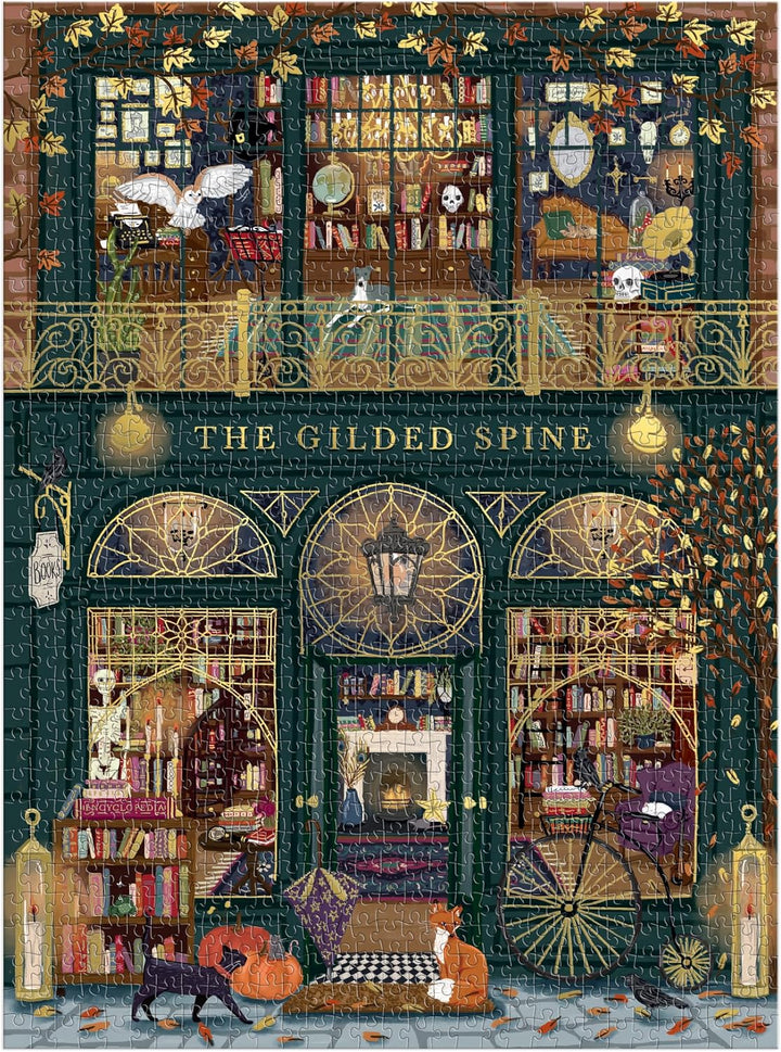 The Gilded Spine 1000PC Foil Puzzle