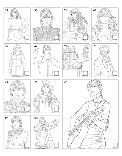 SUPER FAN-tastic Taylor Swift Coloring & Activity Book: 30+ Coloring Pages, Photo Gallery, Word Searches, Mazes, & Fun Facts