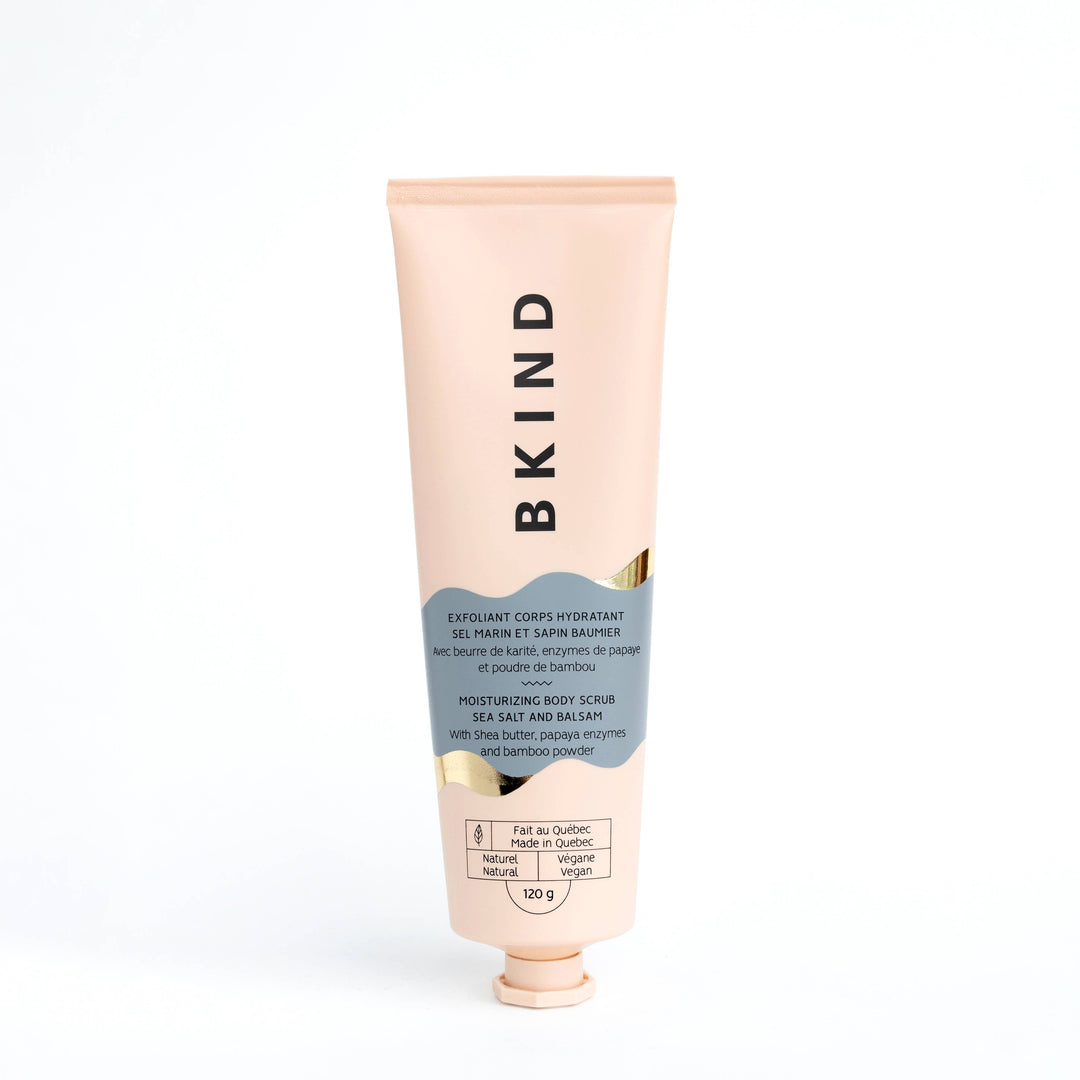 Moisturizing body scrub - Sea salt and balsam